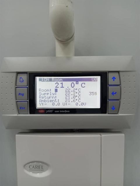 Carel controller display