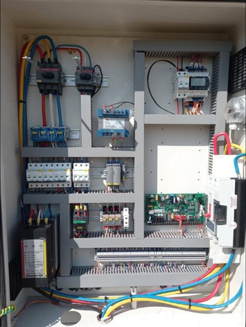 Air conditioning control panel wiring