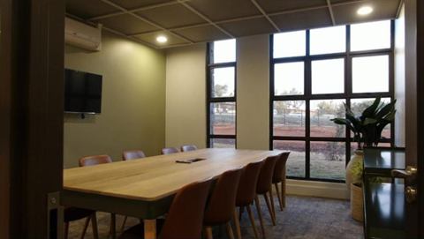 Finished boardroom with air conditioning